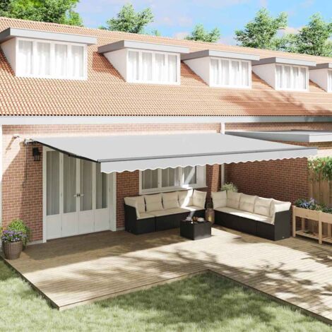 Awning with Manual Anthracite 6 x 3.5 m Metal vidaXL (1/5)