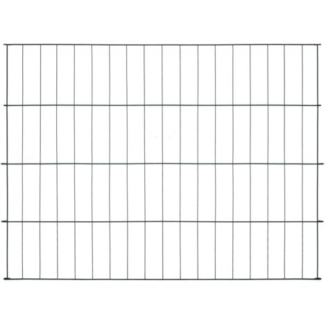Garden Fence Set 115x79 cm Green vidaXL