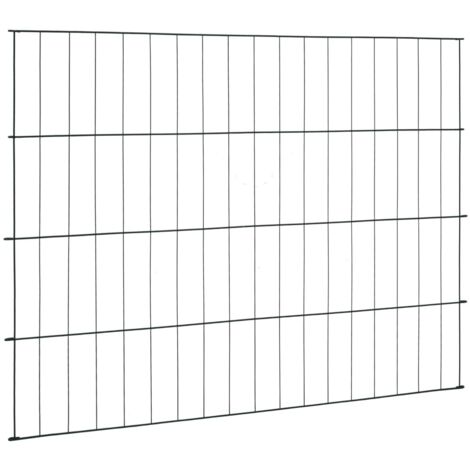 Garden Fence Set 115x79 cm Green vidaXL