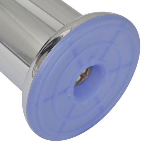 Round Sofa Legs 8 pcs Chrome 60 mm vidaXL