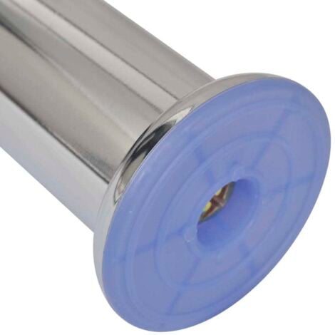 Round Sofa Legs 8 pcs Chrome 120 mm vidaXL