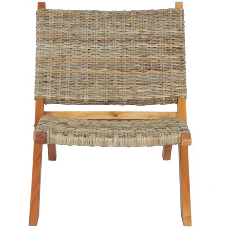 Vidaxl dining chairs on sale natural rattan