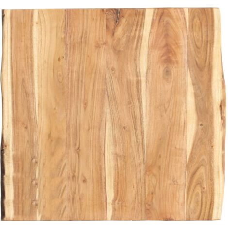 vidaXL Table Top Solid Acacia Wood 58 x 60 x 3.8 cm