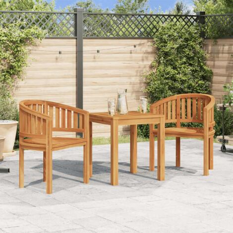 Garden Chair  Natural Teak  Solid Teak Wood  Medium   Durable vidaXL
