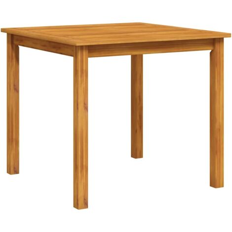 Garden Table 85x85x74 cm Solid Acacia Wood vidaXL