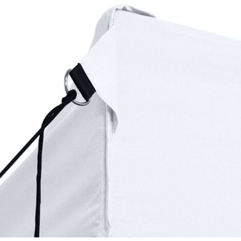 Professional Folding Party Tent with 3 Sidewalls 280x410x315 cm Steel White vidaXL