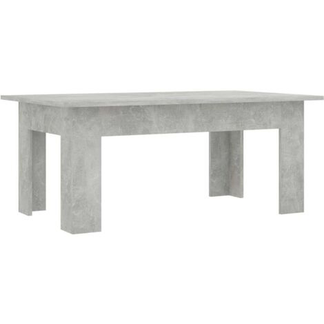 Coffee Table Concrete Grey 100x60x42 cm Engineered Wood vidaXL