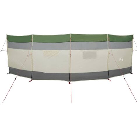 Camping Windbreak Green 510x153 cm Waterproof vidaXL