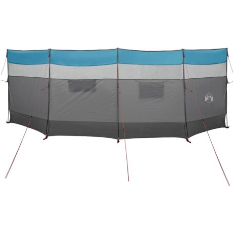 Camping Windbreak Blue 510x153 cm Waterproof vidaXL