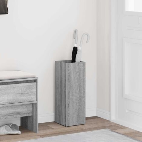 Umbrella Stand Grey Sonoma 20 x 20 x 55.5 cm Engineered Wood vidaXL