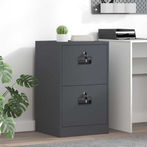 File Cabinet Anthracite 45.5 x 42 x 74.5 cm Cold-Rolled Steel vidaXL