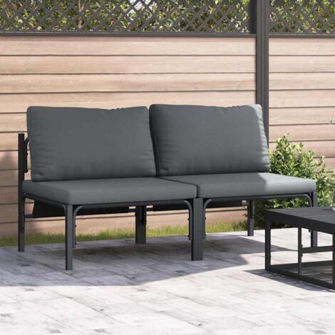 Outdoor Furniture 2 Piece Anthracite 80 x 80 x 71 cm Steel vidaXL