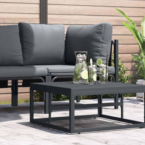 Outdoor Furniture Anthracite 70 x 70.5 x 32 cm Steel vidaXL