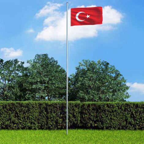 Turkey Flag 90x150 cm vidaXL