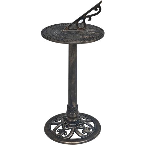 Sundial Bronze 35.5x82 cm Plastic vidaXL