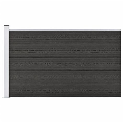 Garden Fence WPC 175x105 cm Grey vidaXL
