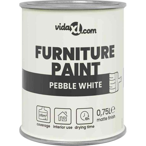 Furniture Paint White 0.75 L Wall Print vidaXL