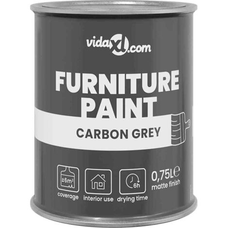 Furniture Paint Grey 0.75 L Wall Print vidaXL