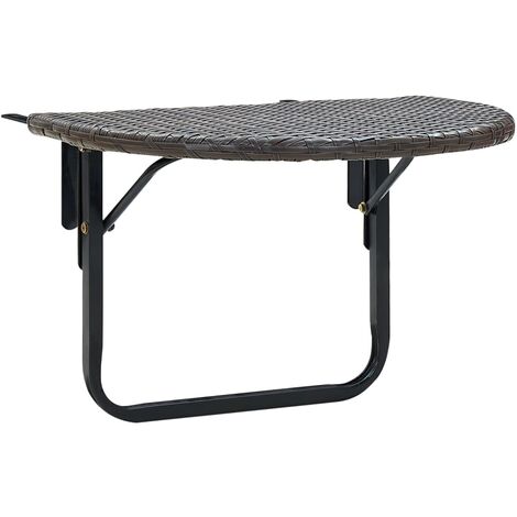 Poly rattan online table