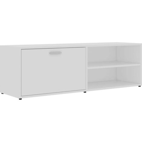 TV Cabinet White 120x34x37 cm Engineered Wood vidaXL (1/5)