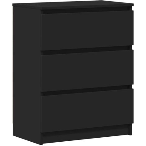 Sideboard Black 60x35x76 cm Engineered Wood vidaXL (1/7)