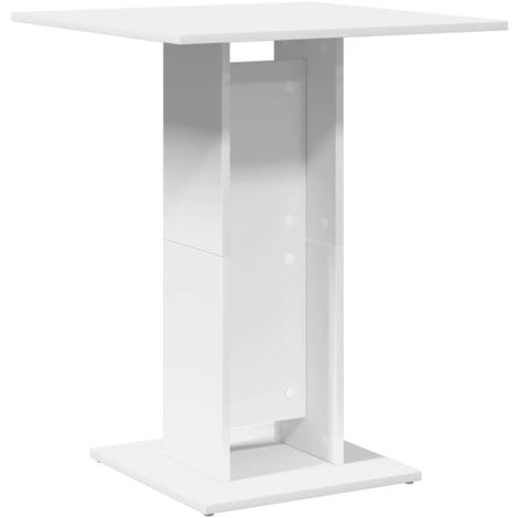 vidaXL Bistro Table White 60x60x75 cm Engineered Wood