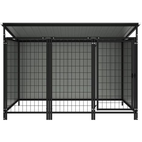 Outdoor Dog Kennel 193x133x116 cm vidaXL