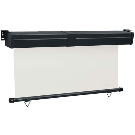 Balcony Side Awning 175x250 cm Cream vidaXL