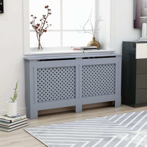 Radiator Cover Anthracite 152x19x81.5 cm MDF vidaXL