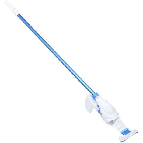 vidaXL Above Ground Swimming Pool Vacuum Cleaner and Pole Set - White