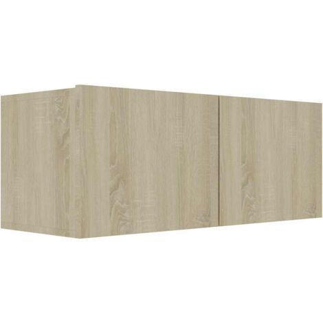 TV Cabinet Sonoma Oak 80x30x30 cm Engineered Wood vidaXL