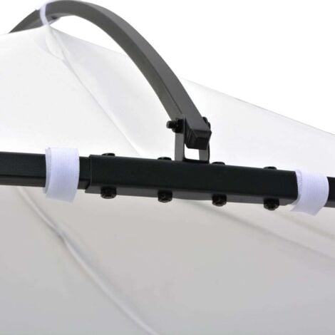 Gazebo 300x290 cm White Round vidaXL