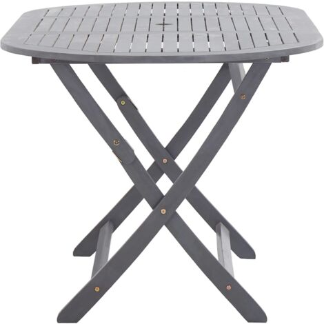 Folding Garden Table 160x85x75 cm Solid Acacia Wood vidaXL