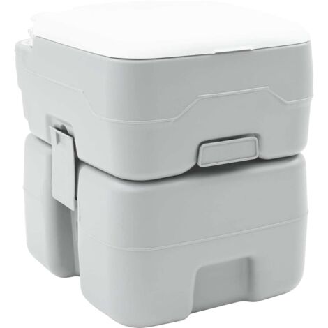 Camping Toilet Grey 41.5 x 36.5 x 42 cm vidaXL (1/5)