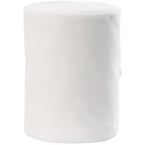 Drain Pipe White 16 x 1000 cm Fabric vidaXL (1/5)