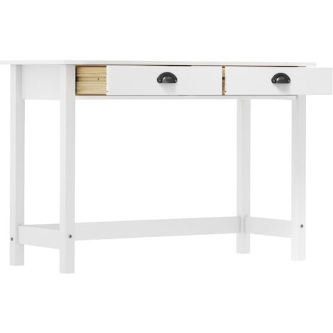 Console Table Hill with 2 Drawers 110x45x74 cm Solid Pine Wood vidaXL