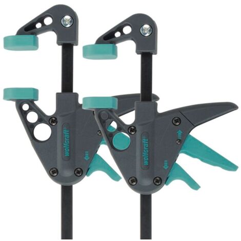 wolfcraft One-handed Clamps 2 pieces EHZ 40-110 3455100