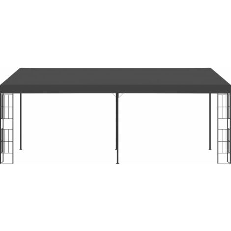 Wall-mounted Gazebo 3x6 m Anthracite Fabric vidaXL