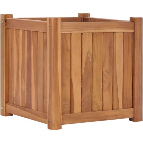 Raised Bed 40x40x40 cm Solid Teak Wood vidaXL