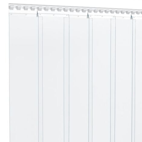 Strip Curtain Roll PVC 2mm x 200mm 25 m vidaXL