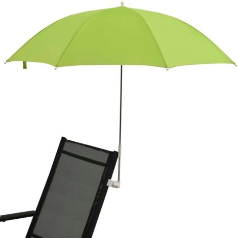 Camping Chair Parasols 2 pcs Green 105 cm vidaXL