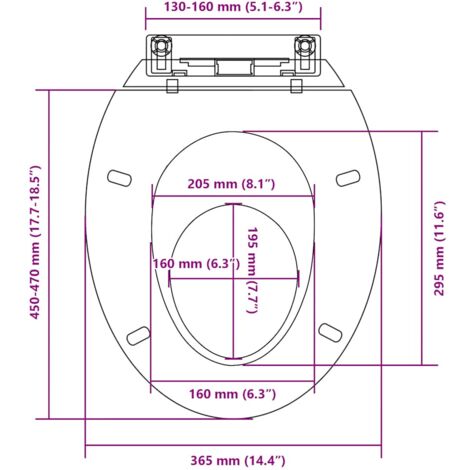 Soft-close Toilet Seat White Oval vidaXL