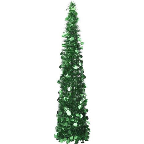 Pop-up Christmas Tree Green PET Medium Collapsible vidaXL (1/5)