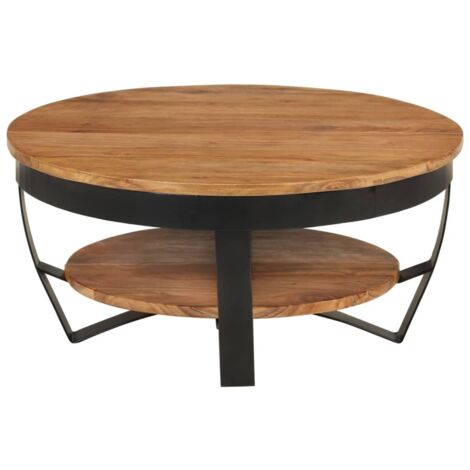 Coffee Table 65x65x32 cm Solid Acacia Wood vidaXL