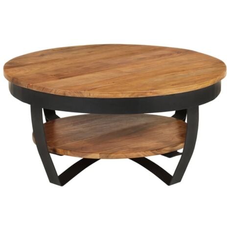 Coffee Table 65x65x32 cm Solid Acacia Wood vidaXL