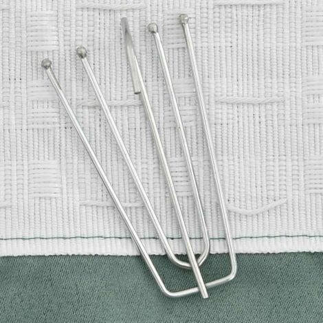 Linen-Look Blackout Curtains with Hooks 2 pcs Green 140x225 cm vidaXL