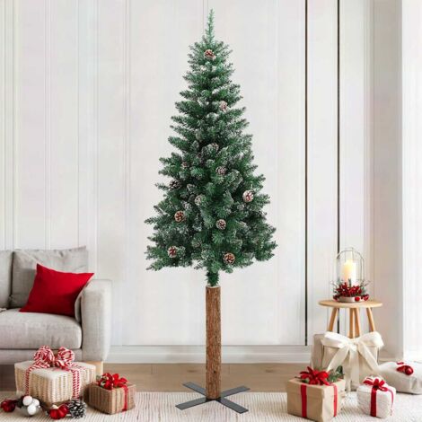 Christmas Tree Green PVC 210 cm Decorative Inlays vidaXL (1/5)