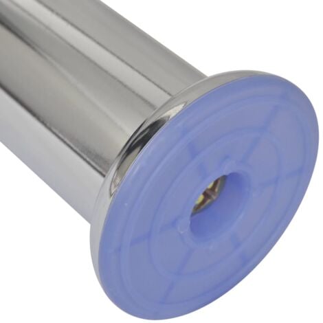 4 Round Sofa Legs Chrome 180 mm vidaXL