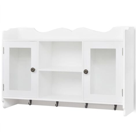 White dvd cabinet store with doors