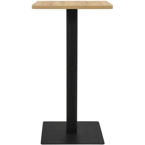 Bistro Table Oak Colour 50x50x107 cm vidaXL